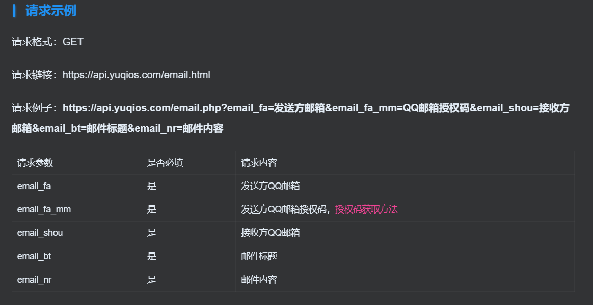 QQ邮箱发送验证码API+HTML源码-雪白的乌云