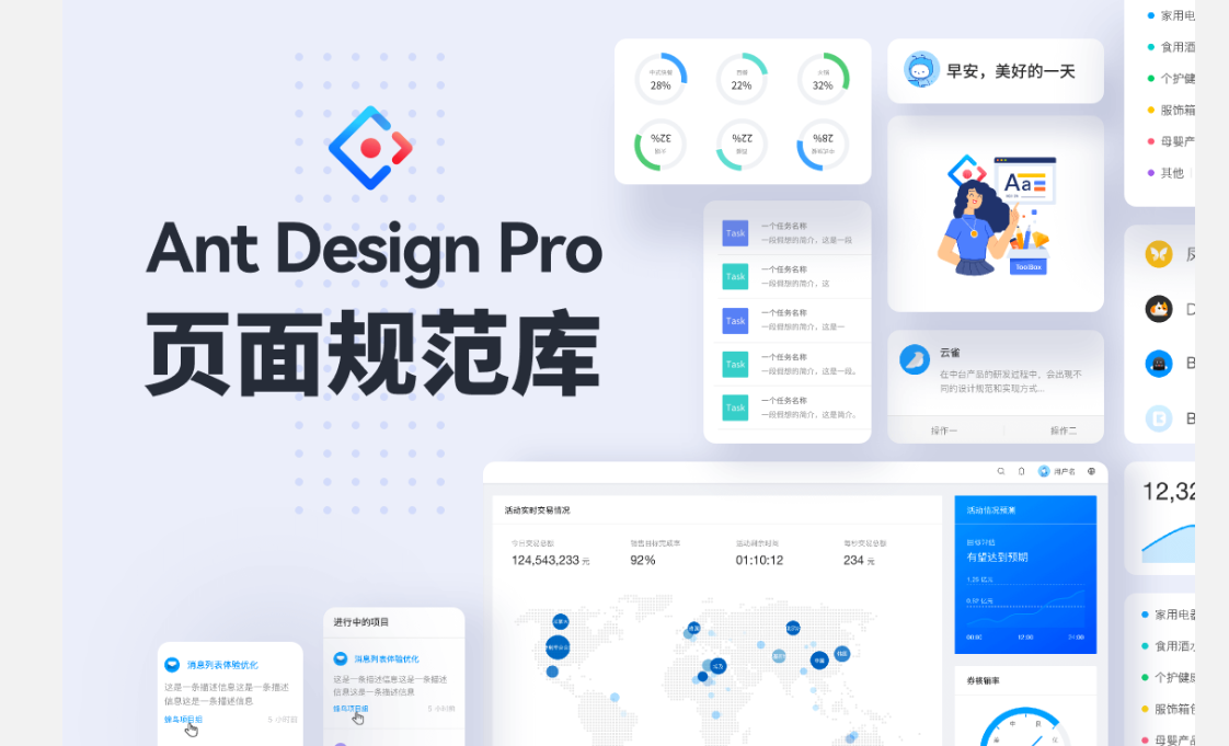 Ant Design(阿里开源前端UI框架及React组件库)-雪白的乌云