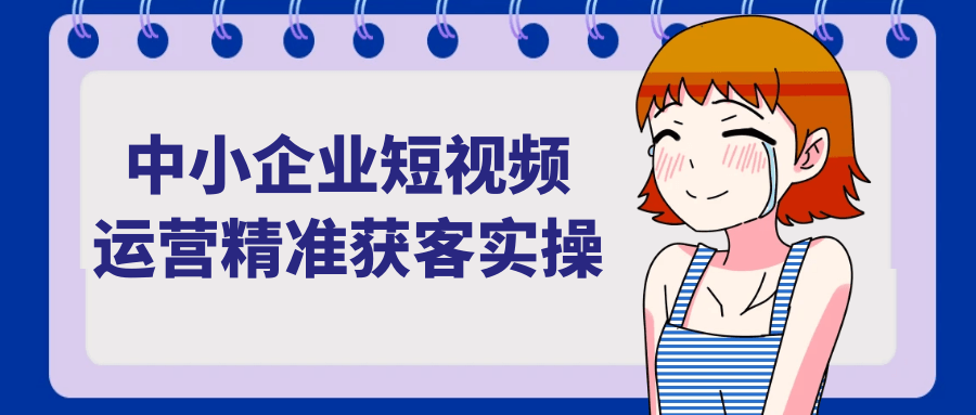 中小企业短视频运营精准获客实操-雪白的乌云