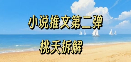 小说推文项目操作全流程第二弹，0粉就能做，门槛低非常适合新手-雪白的乌云