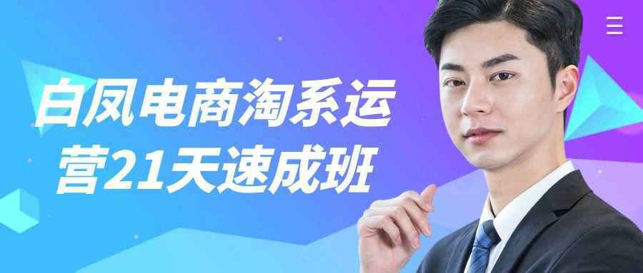 白凤电商淘系运营21天速成班-雪白的乌云